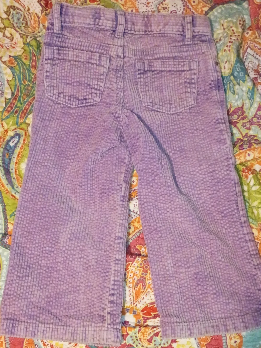 Cat & Jack Lavender Corduroy Flared  Pants
